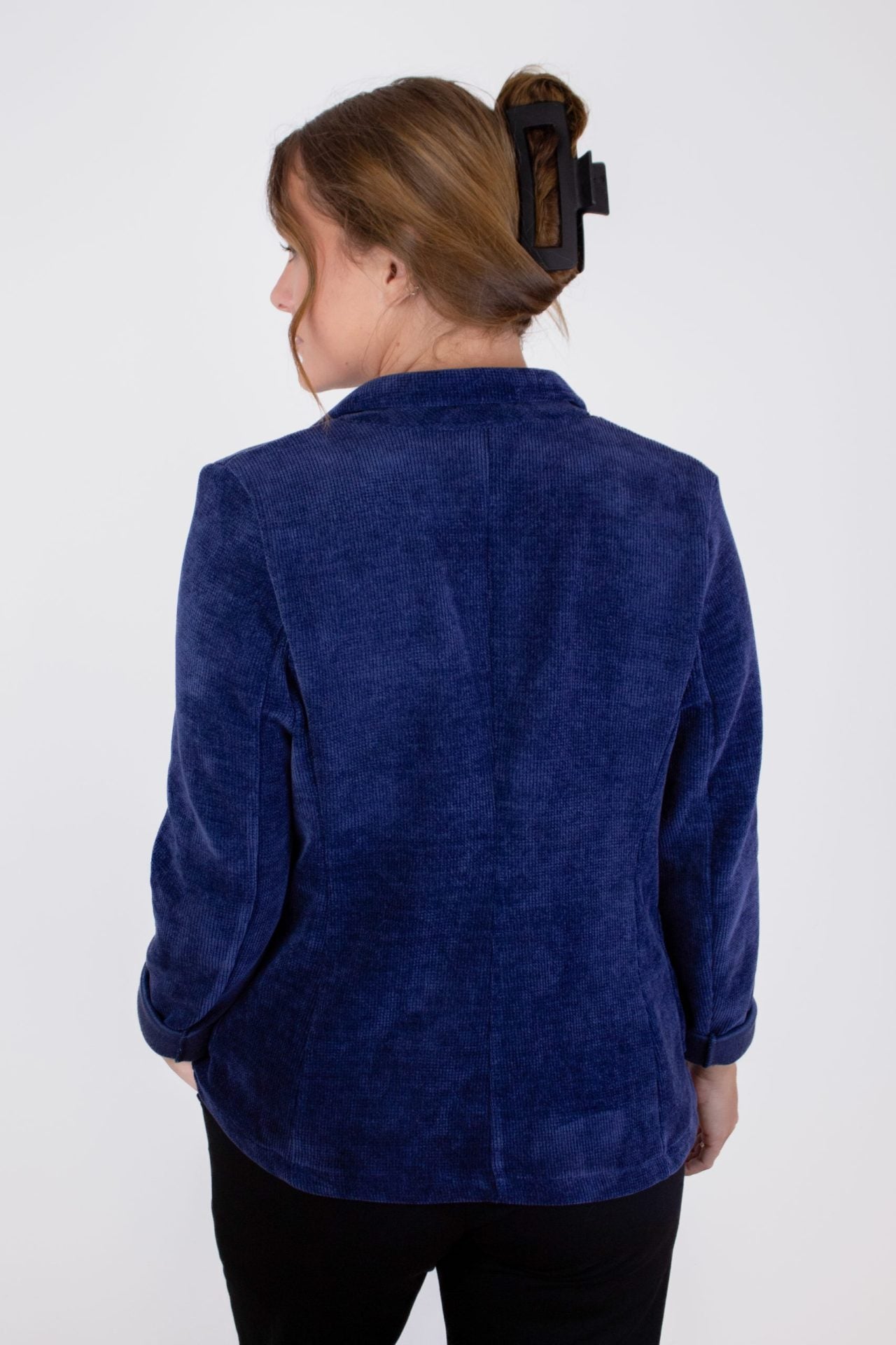 Myk fløyelsblazer
